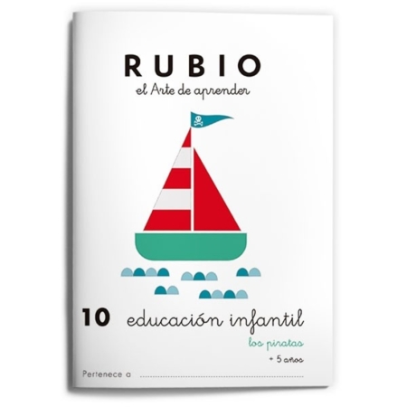 CUADERNO RUBIO EDUCACIÓN INFANTIL 10 – LOS PIRATAS