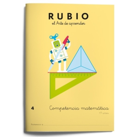 CUADERNO RUBIO COMPETENCIA MATEMÁTICA 4