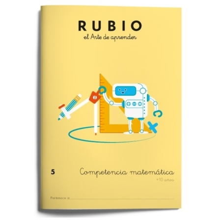 CUADERNO RUBIO COMPETENCIA MATEMÁTICA 5