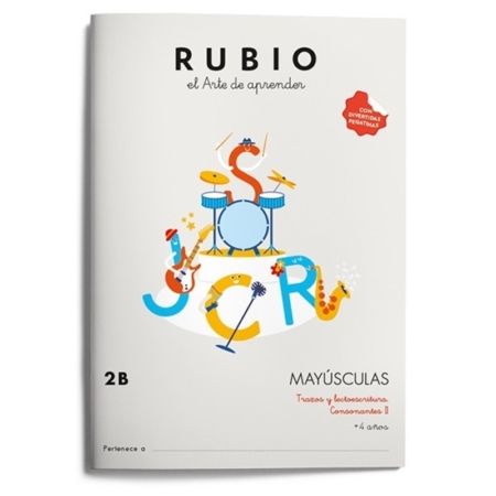 CUADERNO RUBIO MAYÚSCULAS 2B