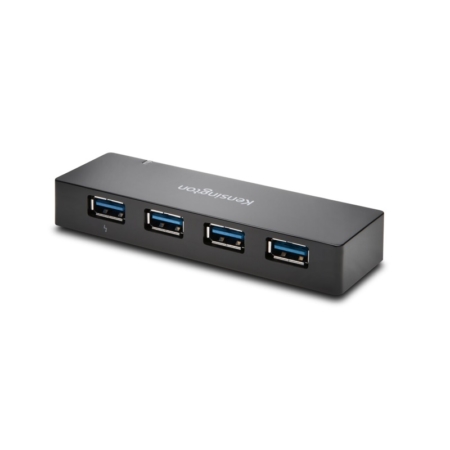 HUB DE 4 PUERTOS USB 3.0 Y CARGADOR KENSINGTON