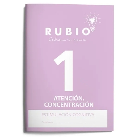 Cuaderno Rubio estimulación cognitiva atención-concentración 1