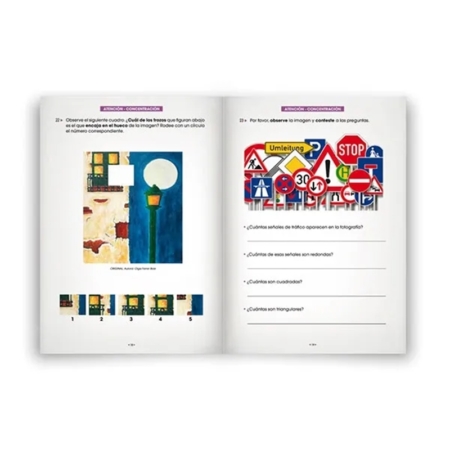 Cuaderno Rubio estimulación cognitiva atención-concentración 1