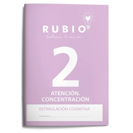 Cuaderno Rubio estimulación cognitiva atención-concentración 2