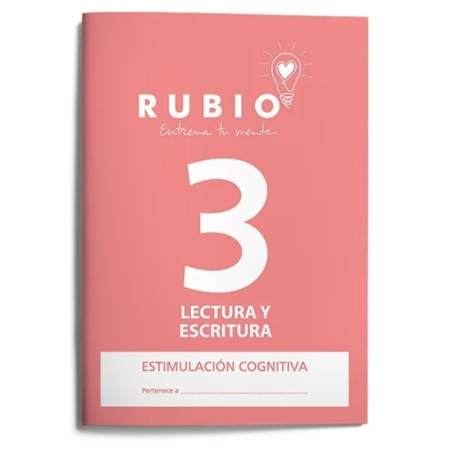 Cuaderno Rubio estimulación cognitiva lectura y escritura 3