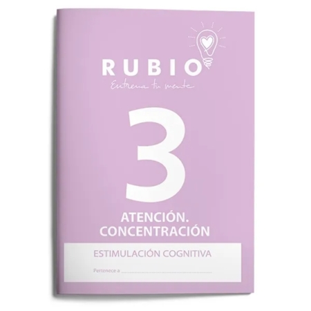 Cuaderno Rubio estimulación cognitiva atención-concentración 3
