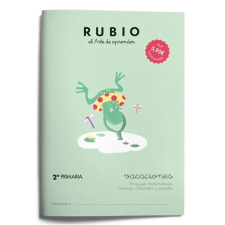 Cuaderno Rubio vacaciones 2º Primaria