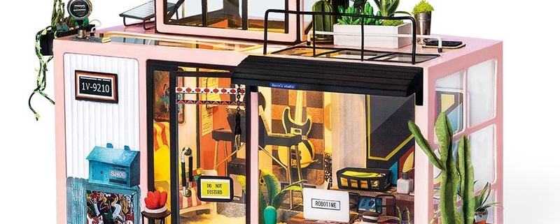 MAQUETA DIY CASA EN MINIATURA KEVIN'S STUDIO