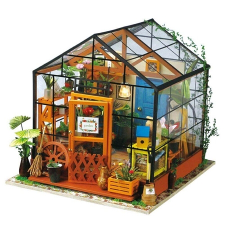 MAQUETA DIY CASA EN MINIATURA KATHY'S GREEN HOUSE