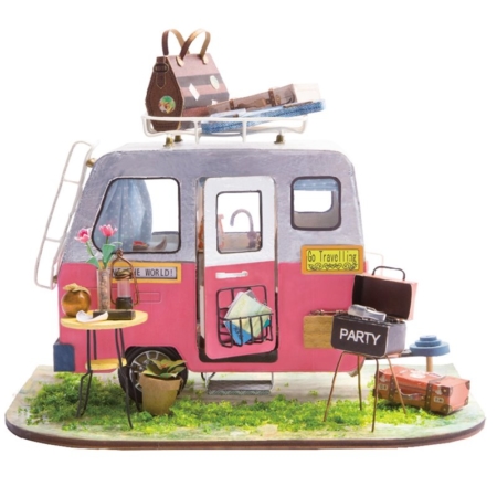 MAQUETA DIY CASA EN MINIATURA HAPPY CAMPER