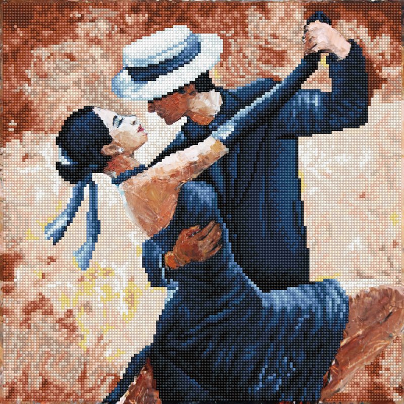 PINTAR CON DIAMANTES DIAMOND DOTZ TANGO PASSION 40,5 X 40,5 CM