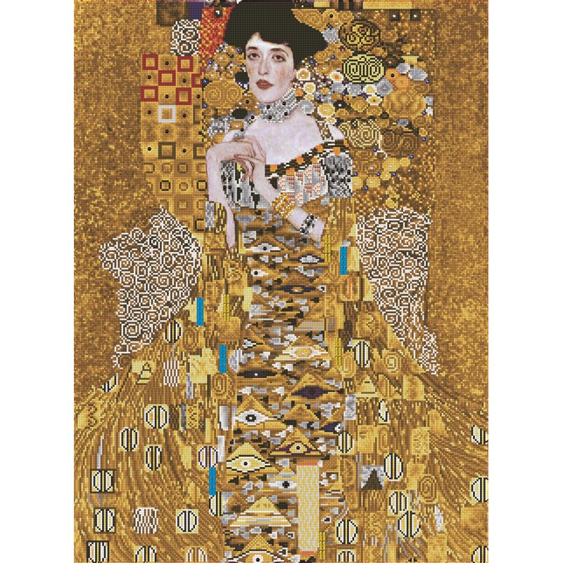 PINTAR CON DIAMANTES DIAMOND DOTZ WOMAN IN GOLD 91 X 67 CM