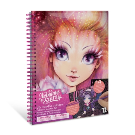 CUADERNO CREATIVO ZEN RASCAR Y DIBUJAR PETULIA