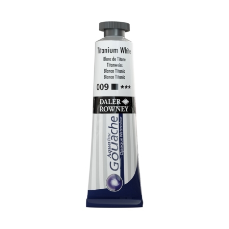 TUBO 15ML GOUACHE DALER ROWNEY AQUAFINE BL TITANIO