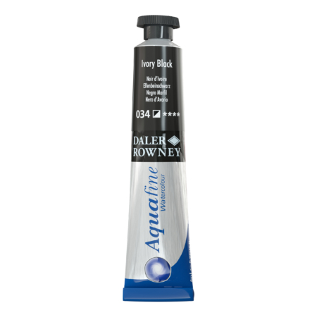 TUBO 8ML AQUAFINE ACUARELA IVORY BLACK