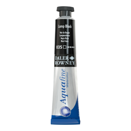 TUBO 8ML AQUAFINE ACUARELA LAMP BLACK