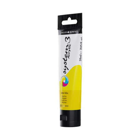COLOR ACRÍLICO SYSTEM 3 ORIGINAL LEMON YELLOW TUBO 59ML