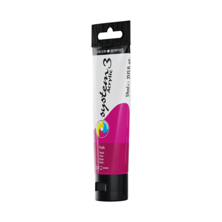 COLOR ACRÍLICO SYSTEM 3 ORIGINAL PURPLE TUBO 59ML