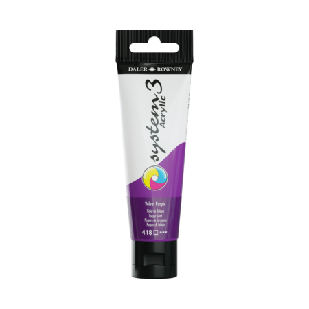 COLOR ACRÍLICO SYSTEM 3 ORIGINAL VELVET PURPLE TUBO 59ML