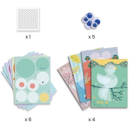 Crear con papel Círculos y círculos