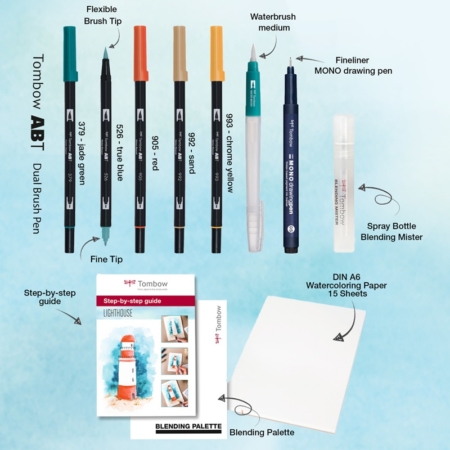 Set de acuarela seaside Tombow