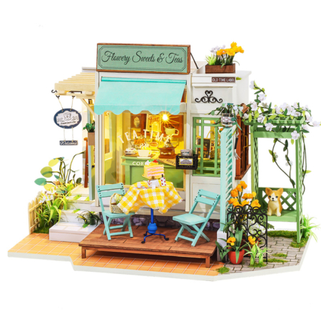 Maqueta DIY casa en miniatura Flowery Sweets & Teas