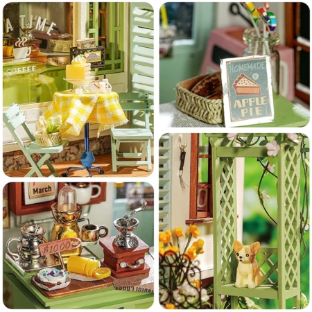 Maqueta DIY casa en miniatura Flowery Sweets & Teas