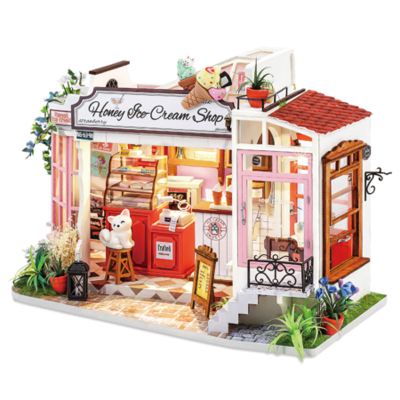 Maqueta DIY casa en miniatura Honey Ice Cream Shop