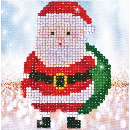 Pintar con diamantes Diamond Dotz Santa Claus sack 13,5 x 13,5 cm