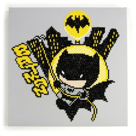 Caja para pintar con diamantes Batman 28 x 28 cm