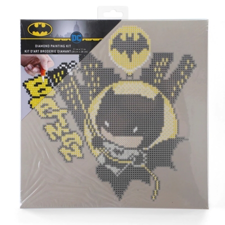 Caja para pintar con diamantes Batman 28 x 28 cm
