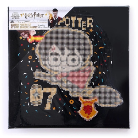 Caja para pintar con diamantes Harry Potter 28 x 28 cm
