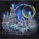 Pintar con diamantes Moon over Hogwarts 51,5 x 51,5 cm