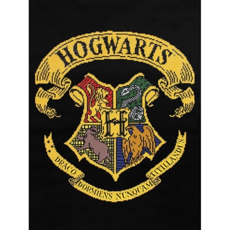 Pintar con diamantes Hogwarts Crest 52 x 70 cm