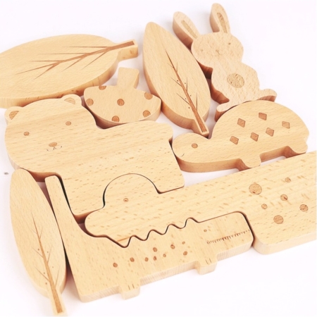 ROMPECABEZAS DE MADERA 9 PIEZAS