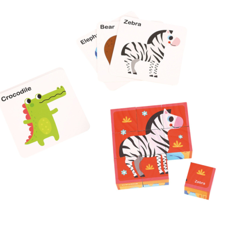 PUZZLE BLOQUES ANIMALES