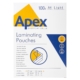 Caja de 100 fundas de plastificar A4 de 80 μ Apex