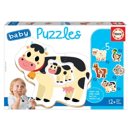 BABY PUZZLES ANIMALES DDE LA GRANJA