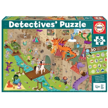 CASTILLO DETECTIVES' PUZZLES 50 PIEZAS