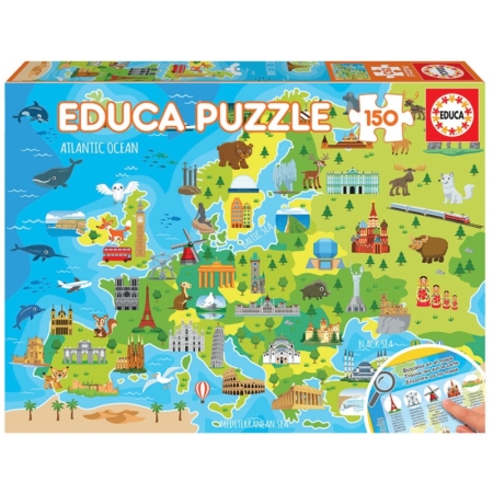 PUZZLE MAPA EUROPA 150 PIEZAS