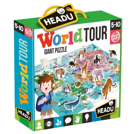 PUZZLE GIGANTE WORLD TOUR 108 PIEZAS