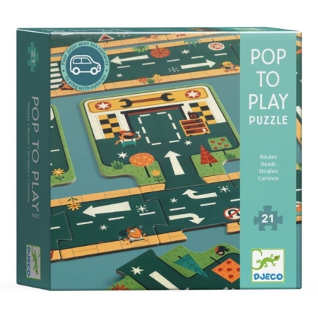 Puzzle Pop to play Carreteras 21 piezas