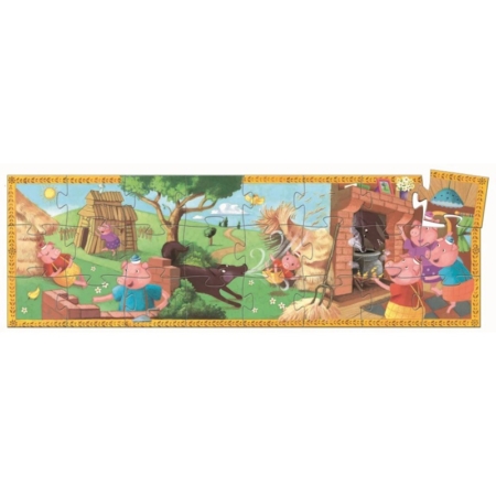 Puzzle Los tres cerditos 24 piezas