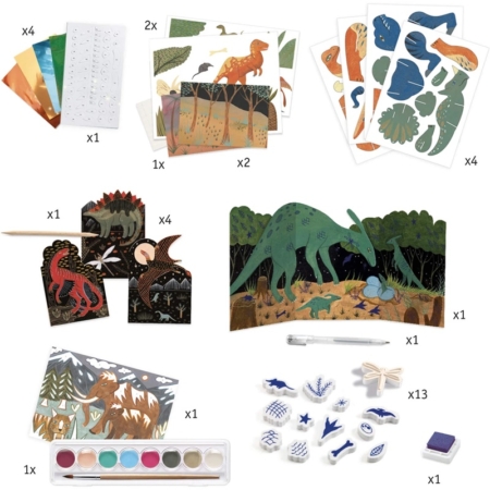 Caja de actividades El mundo de los dinosaurios