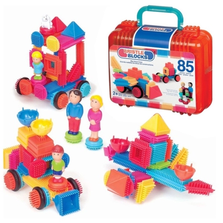 Maletín Bristle blocks 85 piezas