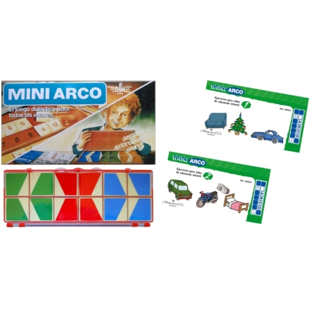 MINI-ARCO JUEGO + 2 LIBROS EDUCACIÓN INFANTIL