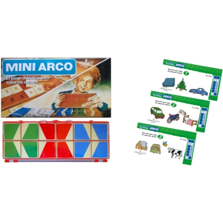 MINI-ARCO JUEGO + 3 LIBROS EDUCACIÓN INFANTIL