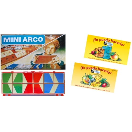 MINI-ARCO JUEGO INICIACIÓN + 2 LIBROS YA PUEDO HACERLO