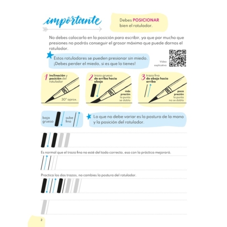 Cuaderno de lettering “Letreando - Nivel 1”