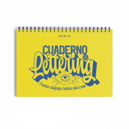 Cuaderno de lettering. Practica caligrafía creativa paso a paso